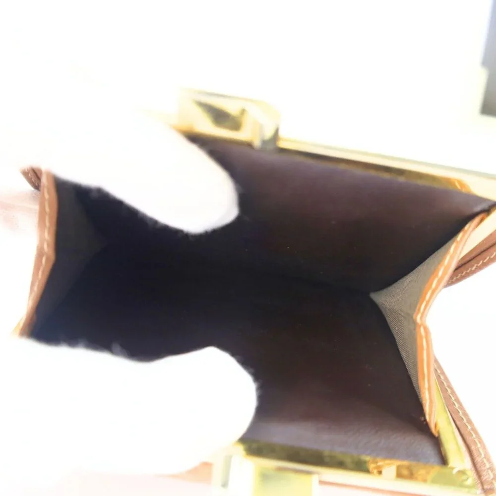Vintage Christian Dior Honeycomb Brown Purse Wallet for Women